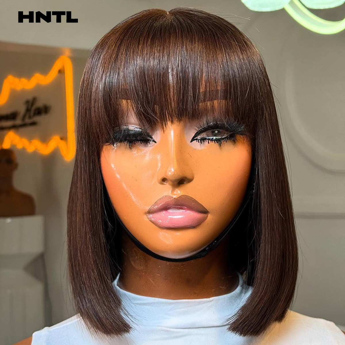 Pre Parted 13X4 Lace Front Bob Wig - Perruque sans colle Wear & Go