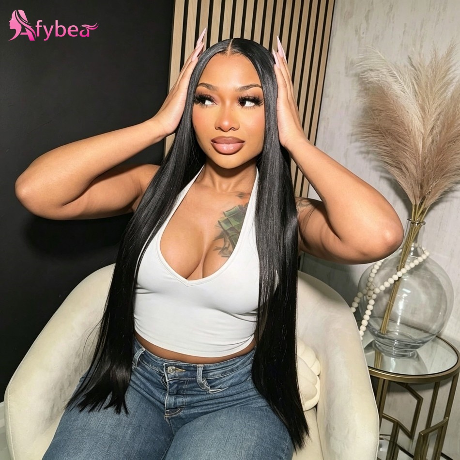 Lace Front Wigs - Perruques en cheveux humains lisses sans