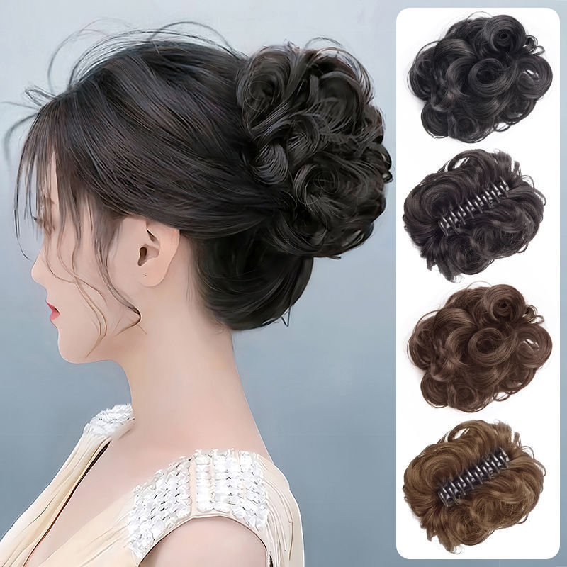 Claw Clip Messy Bun Hair Piece - Nouveau chignon synthétique désordonné à pince,