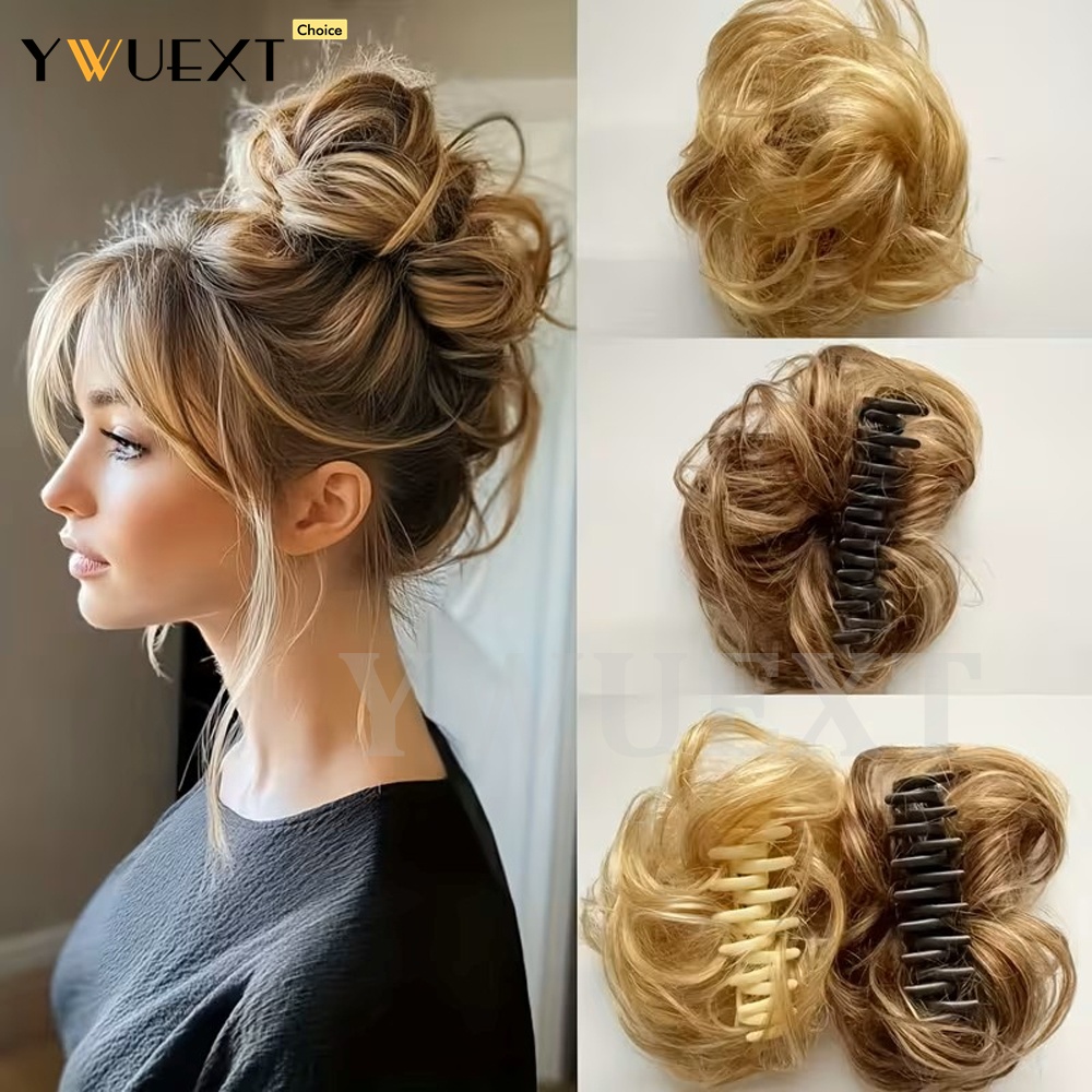Claw Clip Messy Bun Hair Piece - 40 g/pack pince à griffes dans