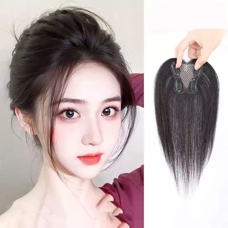 Seamless Clip In Hair Extensions Human Hair - Topper capillaire respirant en cheveux naturels