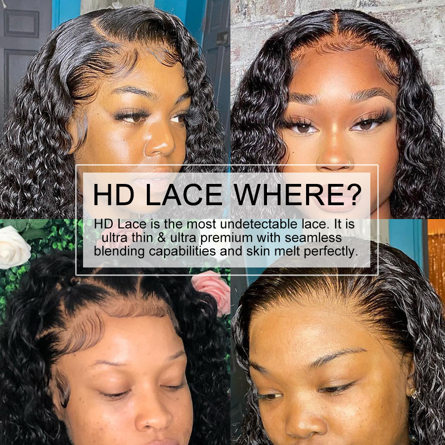 Perruque frontale complète 13x - Hd Lace Frontal Wig Human Hair Pre Plucked avis et prix