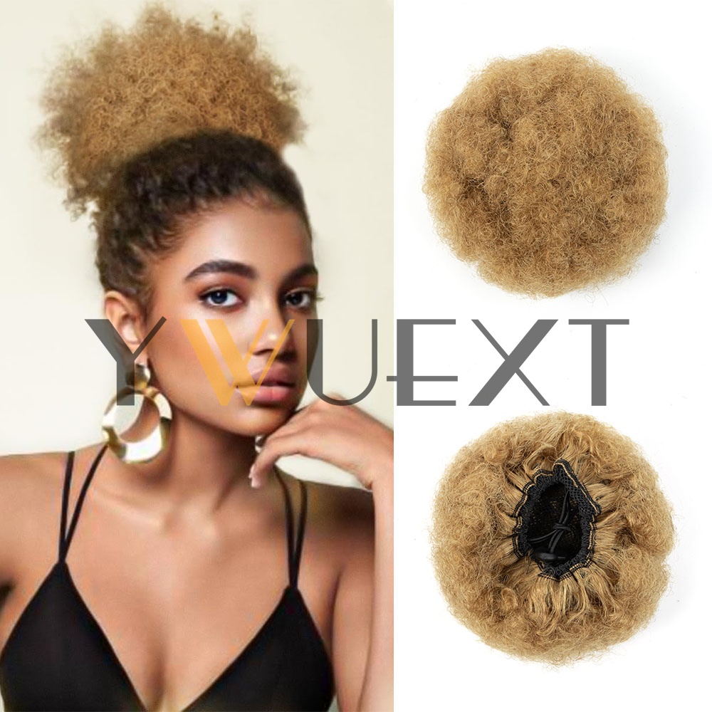 YWUEXT Honey Gold Afro Kinky P - Drawstring Afro Curly Puff Ponytail avis et prix