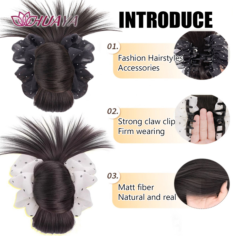 Extensions de queue de cheval  - Claw Clip Messy Bun Hair Piece avis et prix
