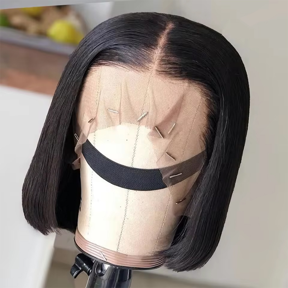 Perruque frontale tressée viet - Glueless Wear And Go Human Hair Wig avis et prix