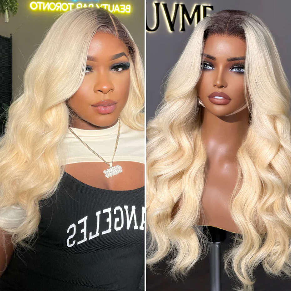 Perruques de cheveux humains o - 613 Blonde Body Wave Lace Front Wig avis et prix