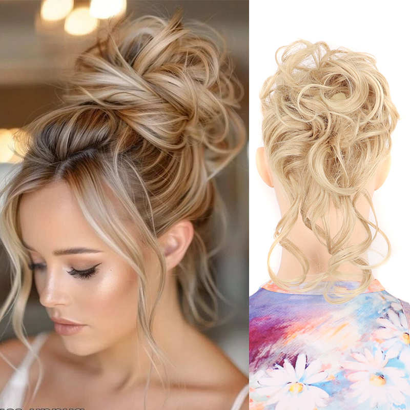 Cheveux en désordre Chignon pi - Claw Clip Messy Bun Hair Piece avis et prix