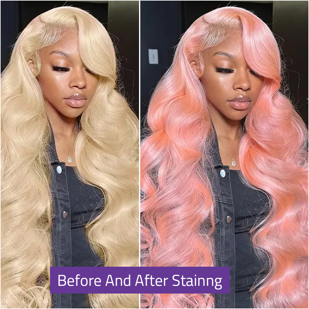 613 Perruque frontale en dente - 613 Blonde Body Wave Lace Front Wig avis et prix