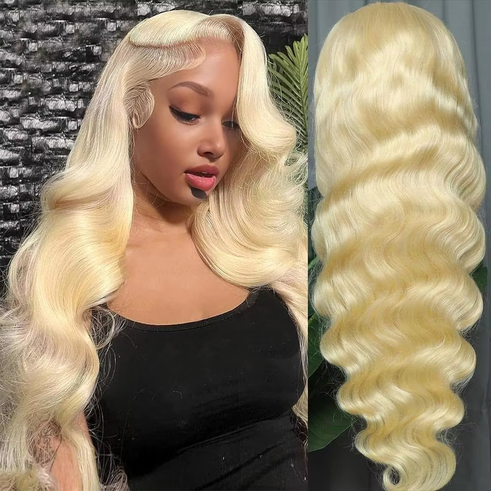 613 Perruque frontale en dente - 613 Blonde Body Wave Lace Front Wig avis et prix