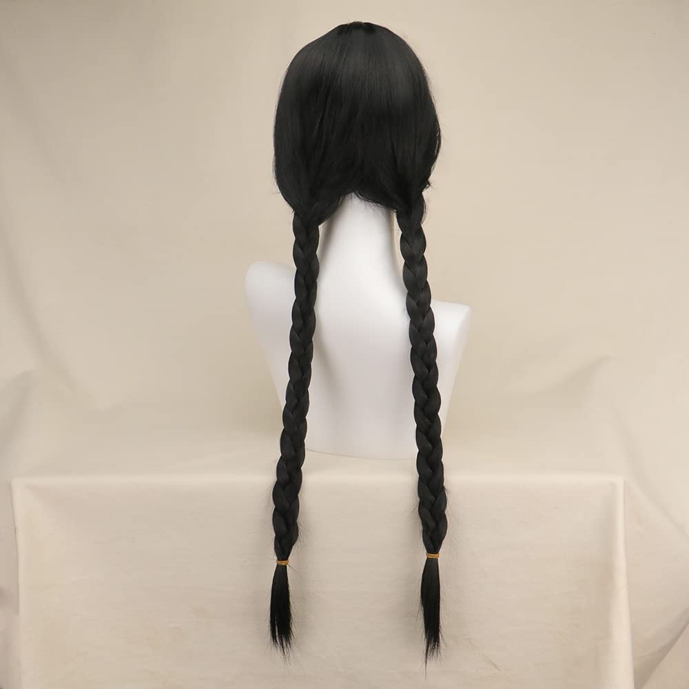 Perruques longues gothiques po - Synthetic Braided Wigs For Black Women avis et prix