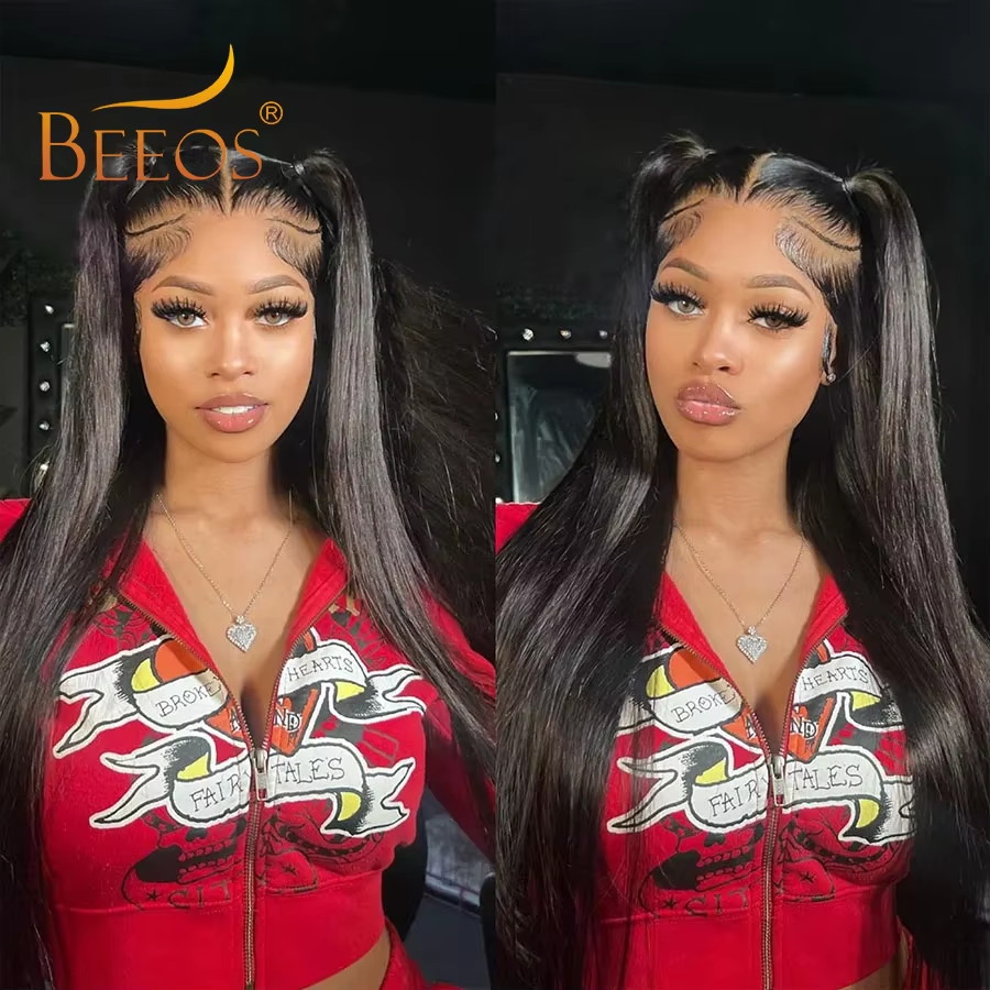 BEEOS Perruque frontale complè - Hd Lace Frontal Wig Human Hair Pre Plucked avis et prix