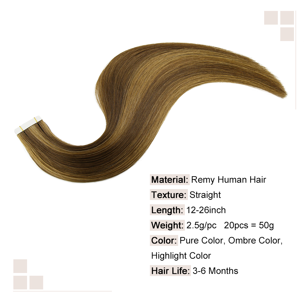 Extensions de cheveux humains  - Invisible Tape In Extensions Real Hair avis et prix