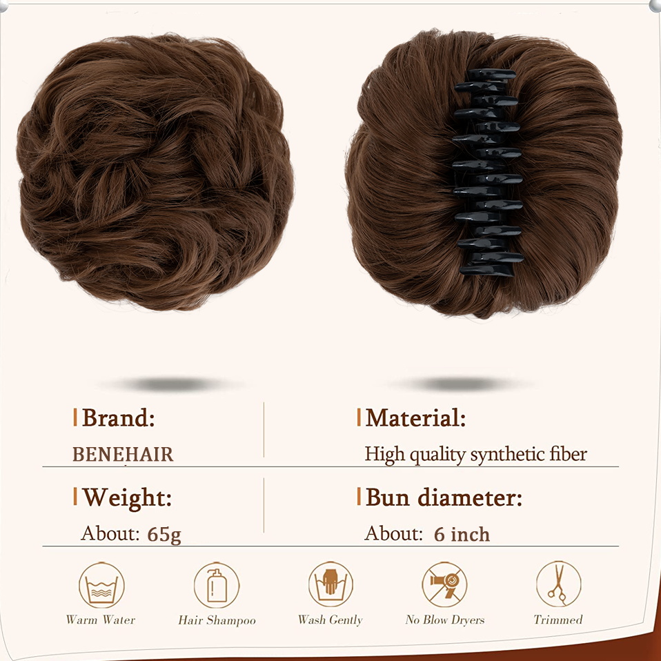 Benehair-Chignon Synthétique à - Claw Clip Messy Bun Hair Piece avis et prix