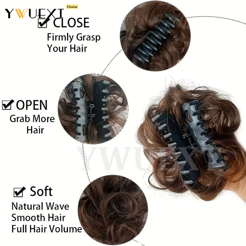 40 g/pack pince à griffes dans - Claw Clip Messy Bun Hair Piece avis et prix