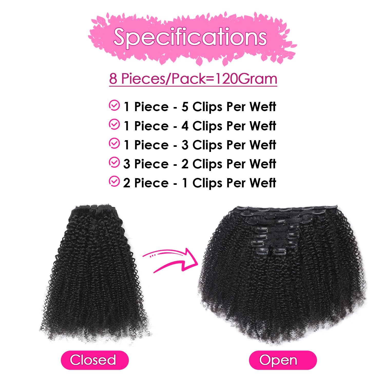 Extensions de cheveux humains  - Seamless Clip In Hair Extensions Human Hair avis et prix