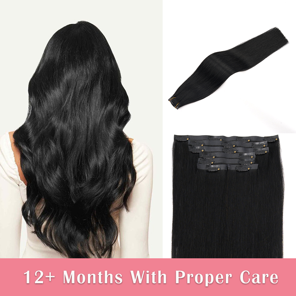Extensions de cheveux à clipse - Seamless Clip In Hair Extensions Human Hair avis et prix