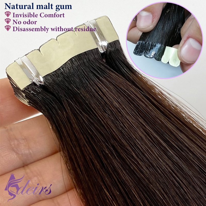 ADEIRS-Extensions de Cheveux 1 - Invisible Tape In Extensions Real Hair avis et prix