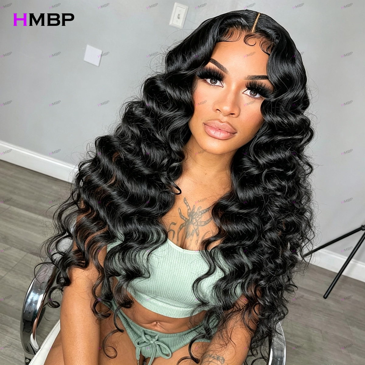 Perruque sans colle, ligne de  - Hd Lace Frontal Wig Human Hair Pre Plucked avis et prix