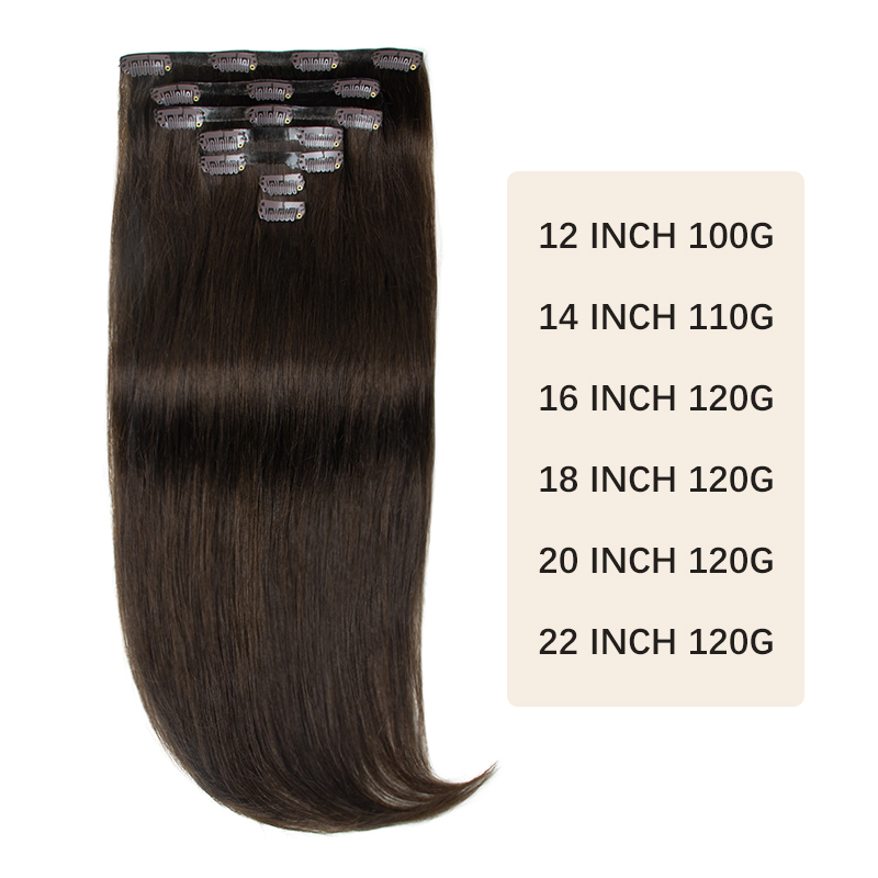 Clip en PU épais Invisible dan - Seamless Clip In Hair Extensions Human Hair avis et prix